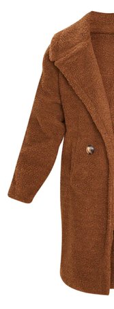 Brown teddy bear coat