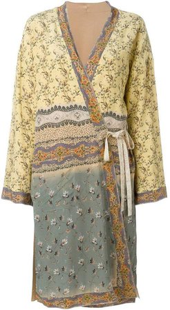 floral print kimono coat
