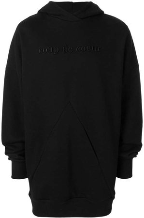 Coup De Coeur logo hooded sweatshirt