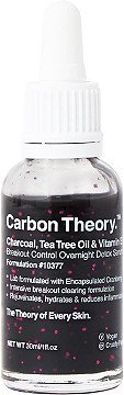 Carbon Theory. Charcoal, Tea Tree Oil & Vitamin E Overnight Detox Serum | Ulta Beauty