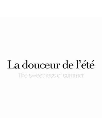 French words for summer clothing -Vêtements d'été