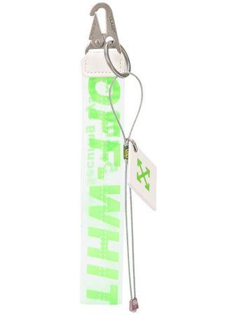 Off-White logo keychain $208 - Buy SS19 Online - Fast Global Delivery, Price