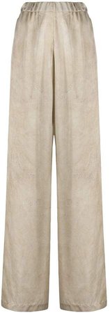 high waisted palazzo trousers