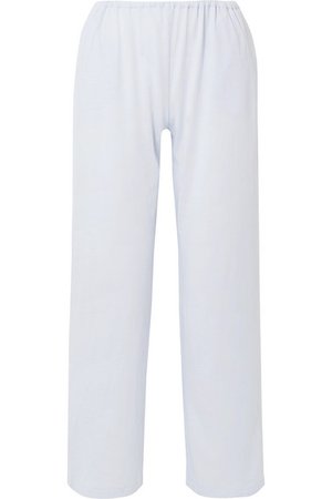 Skin | Kaelyn organic Pima cotton-jersey pajama pants | NET-A-PORTER.COM