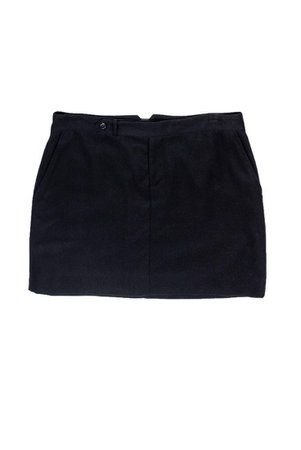 black miniskirt