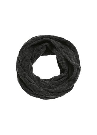 MANGO Cable-knit scarf