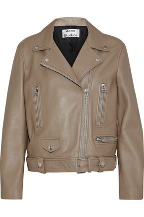 Mock leather biker jacket | ACNE STUDIOS | Sale up to 70% off | THE OUTNET