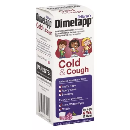 Dimetapp® Children's Cough/Cold DM grape syrup - 4 fl oz : Target