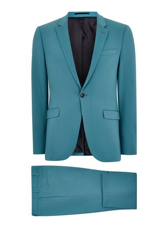 Teal Ultra Skinny Suit - Shop All Suits - Suits - TOPMAN USA