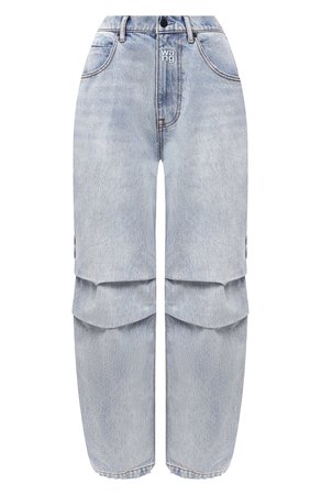 Женские голубые джинсы DENIM X ALEXANDER WANG — купить за 29250 руб. в интернет-магазине ЦУМ, арт. 4DC2194485