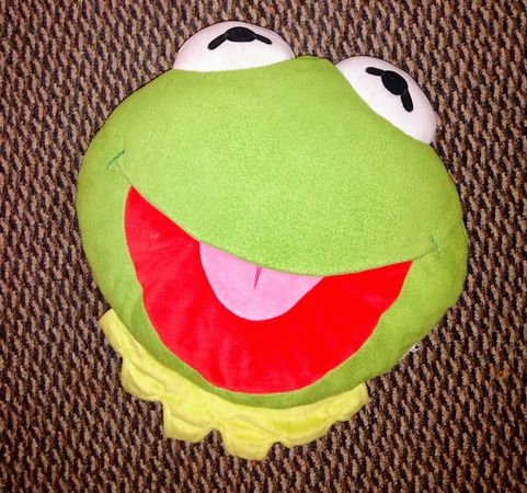 Kermit pillow