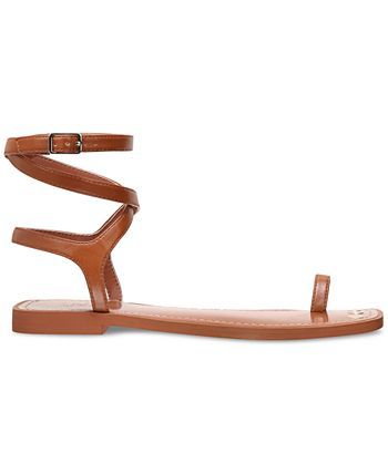 I.N.C. International Concepts Women's Remmie Ankle-Strap Toe-Ring Flat Sandals, Created for Macy's - Macy's