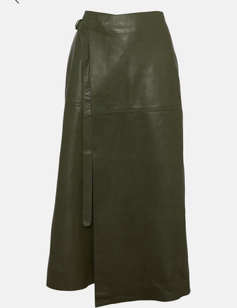 Leather Karen Millen skirt