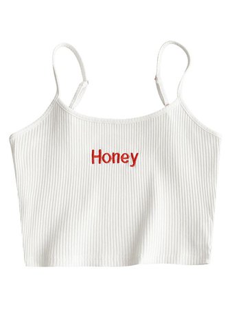 honey cropped top