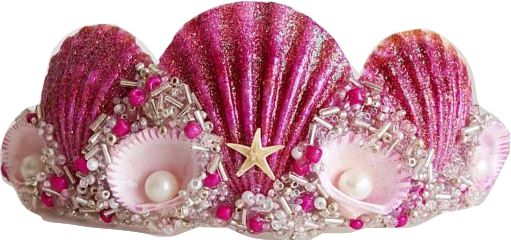 DeviantArt Pink mermaid tiara (DiY) by Kirakiradolls