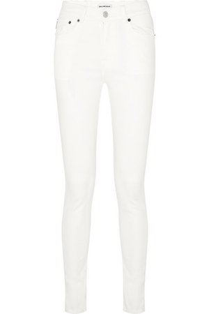 Balenciaga | Distressed high-rise skinny jeans | NET-A-PORTER.COM