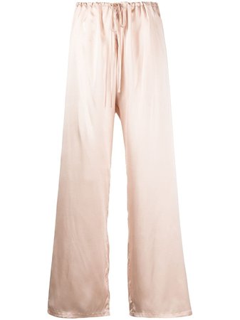 La Perla straight-leg Silk Pajama Trousers - Farfetch