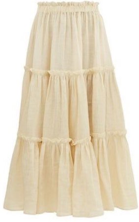 white long skirt