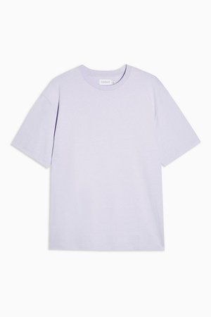 TOPMAN Pale Lilac Oversized T-Shirt | Topshop