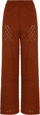 Calla Burnt Orange Knit Pants