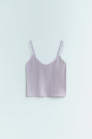 LIMITLESS CONTOUR COLLECTION CROP TOP 04 TRF | ZARA United States