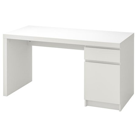 MALM Desk - white - IKEA