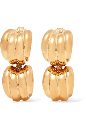 Natasha Schweitzer | Jamie gold-plated earrings | NET-A-PORTER.COM