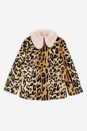 Leopard Faux Fur Coat - New In Fashion - New In - Topshop