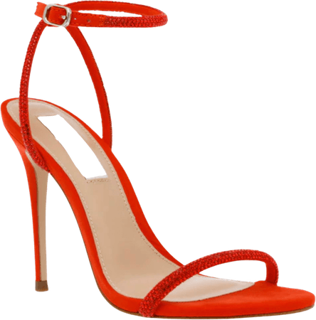 red sandal heel