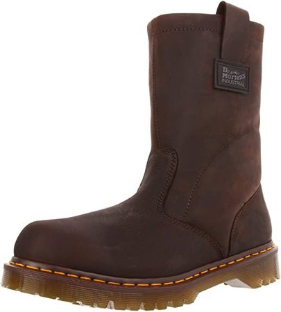Amazon.com | Dr. Martens, Men's Icon 2296 Heavy Industry Boots, Gaucho, 8 M US | Ankle & Bootie