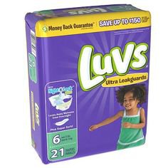 Luvs Ultra Leakguards Diapers Size 6 - 21 Ea