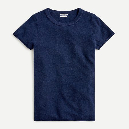 J.Crew: Short-sleeve Cashmere T-shirt For Women