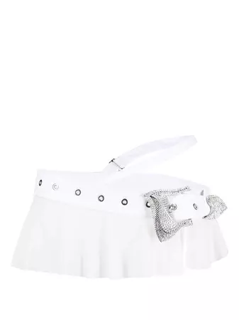 POSTER GIRL Bikini Sheer Mini Skirt - Farfetch
