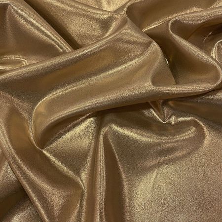Gold lamé silk satin fabric — Tissus en Ligne