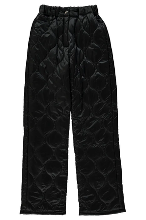 NA-KD Quilted pants black