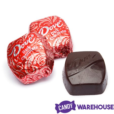 Dove Dark Chocolate Squares: 28-Piece Bag | CandyWarehouse.com