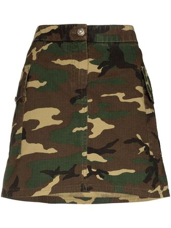 Dolce & Gabbana camouflage-print Mini Skirt
