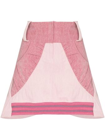 Paula Canovas Del Vas Panelled Mini Skirt - Farfetch