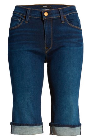 Hudson Jeans Amelia Cuff Bermuda Shorts