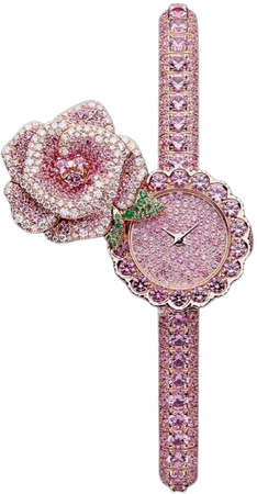 diamond pink watch