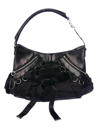 Christian Dior Leather & Nylon Corset Bag - Handbags - CHR97624 | The RealReal