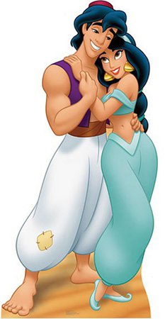 Aladdin and Jasmine - Lifesize Cardboard Cutout | CardboardCutouts.com