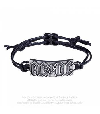 AC/DC: Lightning Logo (HRWL452) ~ Bracelets | Alchemy England
