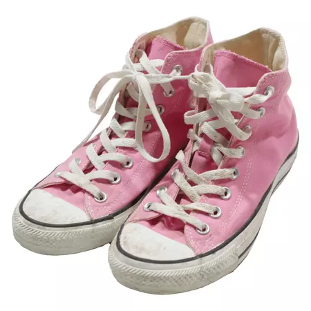 CONVERSE Womens Sneaker Shoes Pink Canvas UK 6.5 – Go Thrift