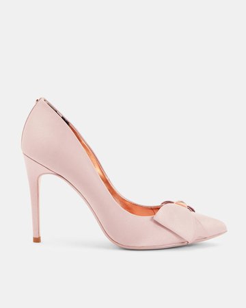 Bow detail courts - Pink | Court Heels | Ted Baker UK