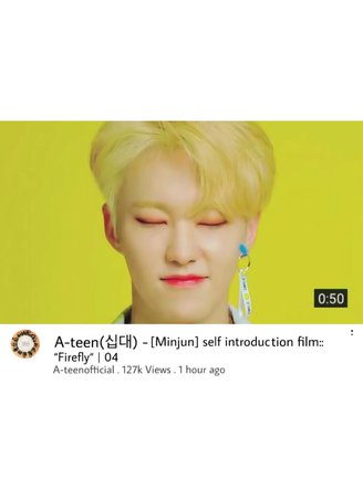 A-teen [Minjun] self introduction film