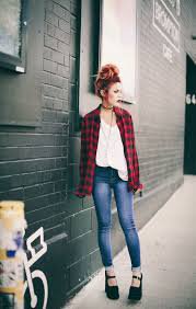 red and black flannel over white t-shirt - Google Search
