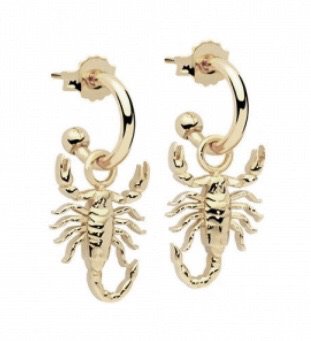 maria pascual scorpion earrings gold