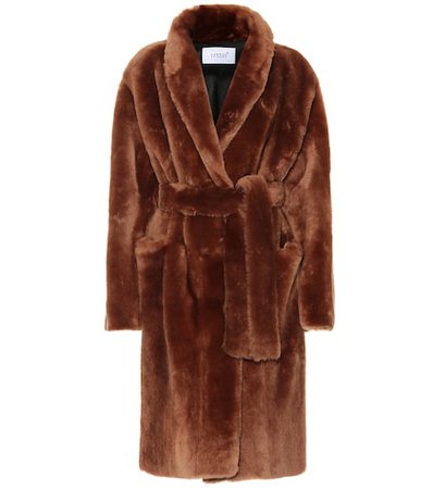 Robe shearling coat