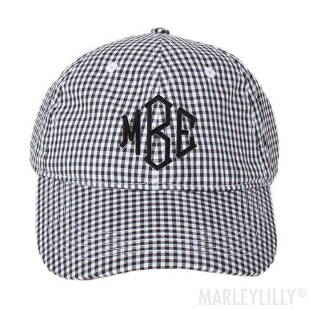 Monogrammed Preppy Baseball Hat